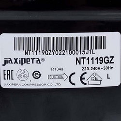Компрессор для холодильника JIAXIPERA NT1119GZ R134a 220W