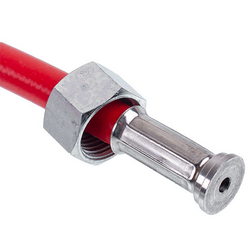Шланг подачі води для котушки душу Rational 50.01.213S L=550mm 1/2&apos&apos