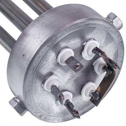 Блок тенів для електричного казана 6 кВт 380V (нержавіюча сталь) L=320mm фланець (внутрішня різьба 2 1/2")