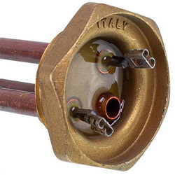 Тін для бойлера Thermowatt 1200W (мідний) L=280mm, гайка 1 1/4&apos&apos