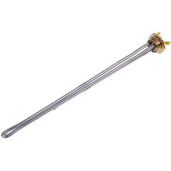 Тін для алюмінієвих батарей 1000W (нержавіюча сталь) L=385mm D різьблення = 1&apos&apos (різьба права)