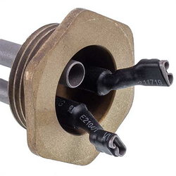 Тін для алюмінієвих батарей Kawai 1000W (нержавіюча сталь) L=385mm D різьблення = 1&apos&apos (різьба права)