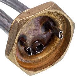 Тін для чавунних батарей BALCIK 1500W (нержавіюча сталь) L=370mm D різьблення = 1 1/4&apos&apos (різьба ліва)