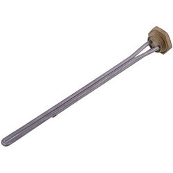 Тен для чавунних батарей Kawai 1500W (нержавіюча сталь) L=385mm D різьблення = 1 1/4&apos&apos (різьба ліва)