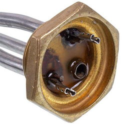 Тіни для чавунних батарей BALCIK 2500W (нержавіюча сталь) L=410mm D різьблення = 1 1/4&apos&apos (різьба права)