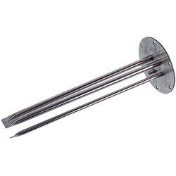 Фланець під сухі тіні для бойлера Gorenje 482979 D зовнішній=165mm L трубок=410/412/405mm (під анод M8)