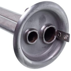 Фланець під сухі тіні для бойлера Thermex, Willer D зовнішній=64mm L трубок=370mm (під анод M6)