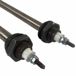 Тін для нагріву води 4 кВт, 220 В (нержавіюча сталь) L=360 мм, M22 (прямий)