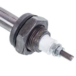 Тін для харчоварільного котла 2500W (нержавіюча та чорна сталь) L=150mm M22 (круглий)