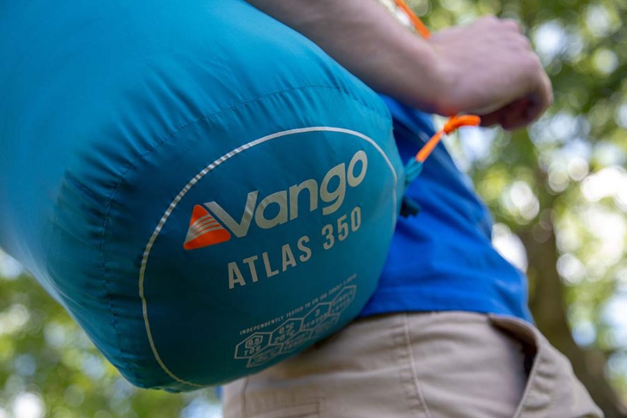 Спальний мішок Vango Atlas 350/-3°C Bondi Blue Left (SBPATLAS B36172)