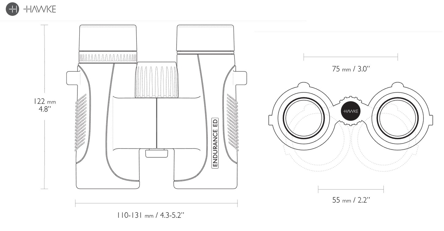 Бінокль Hawke Endurance ED Marine 7x32 Blue (36500)