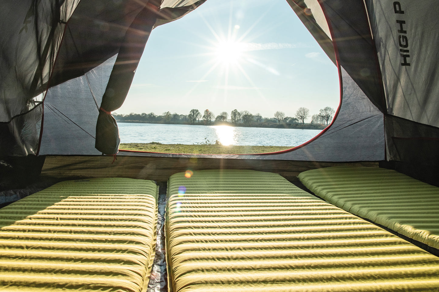 Килимок самонадувний High Peak Oregon M 5 cm Citronelle (41124)