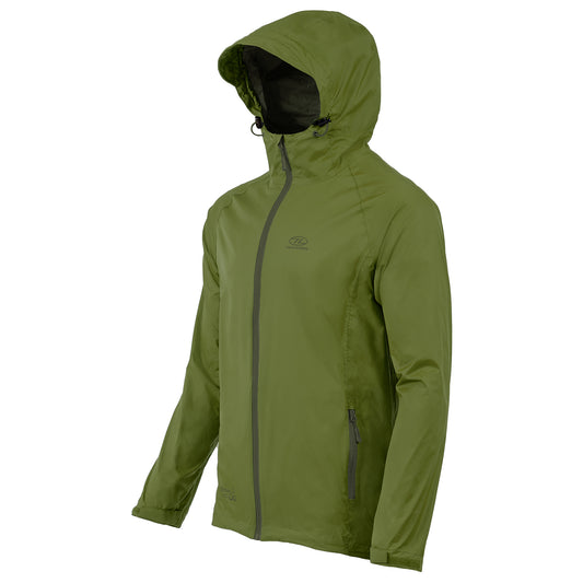 Вітровка чоловіча Highlander Stow & Go Pack Away Rain Jacket 6000 mm Olive XL (JAC077-OG-XL)