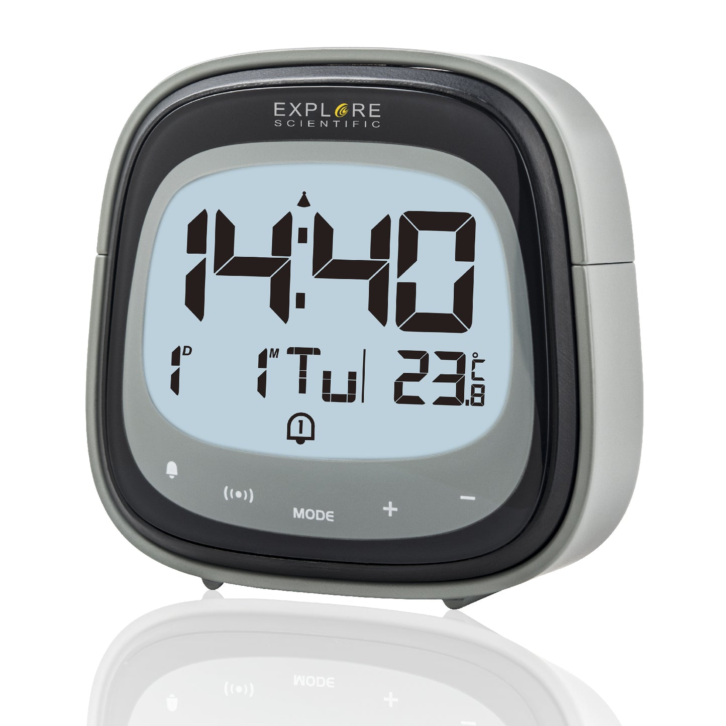 Часы настольные Explore Scientific RC Dual Alarm Black (RDC3006CM3LC2)