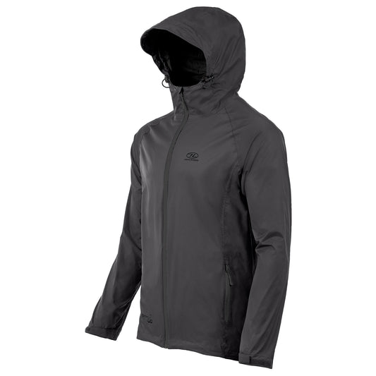 Вітровка чоловіча Highlander Stow & Go Pack Away Rain Jacket 6000 mm Black XXL (JAC077-BK-XXL)