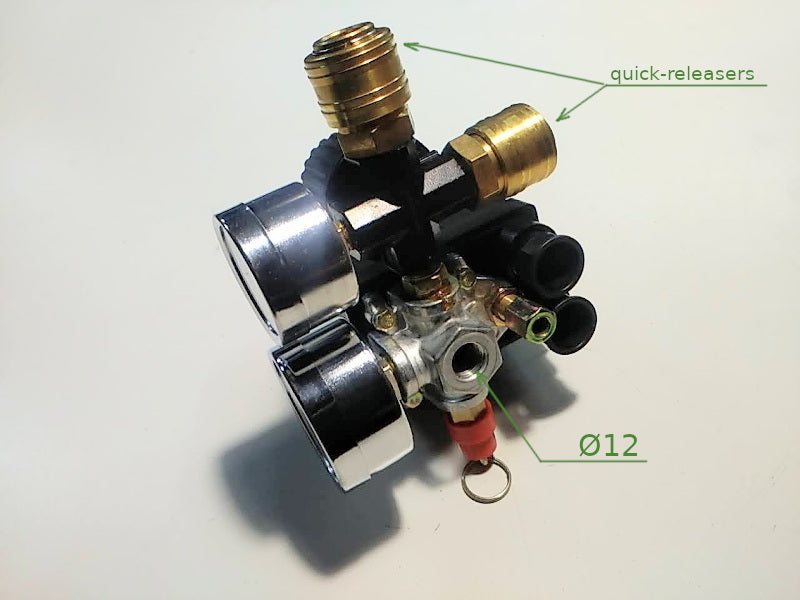 в сборе на быстросъемах