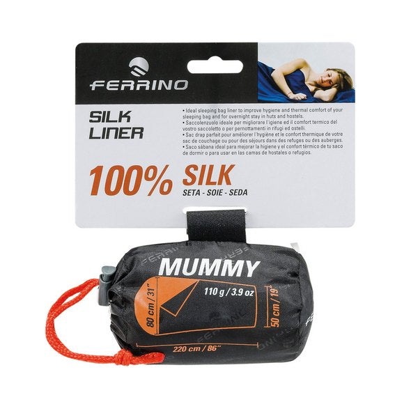 Вкладиш для спального мішка Ferrino Liner Silk Mummy White