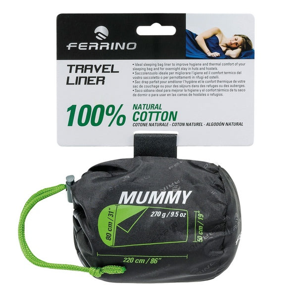 Вкладиш для спального мішка Ferrino Liner Travel Mummy White (86501CWW)