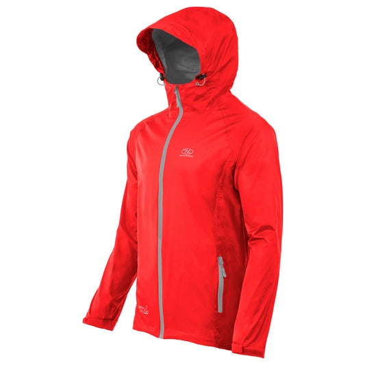 Вітровка чоловіча Highlander Stow & Go Pack Away Rain Jacket 6000 mm Red L (JAC077-RD-L)
