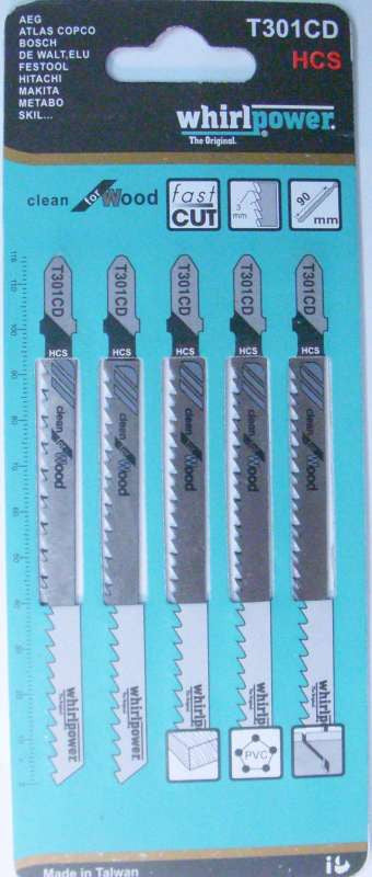 Пилки T301CD по дереву