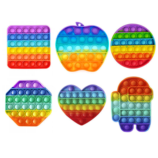 Іграшка-антистрес Pop IT — Коло Веселка