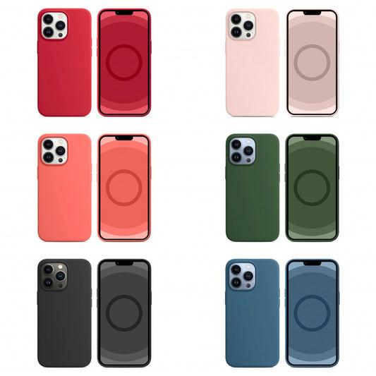 Silicone Case with MagSafe — iPhone 13 Pro Max — Green