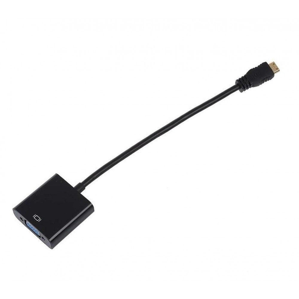Перехідник Mini HDMI - VGA Black