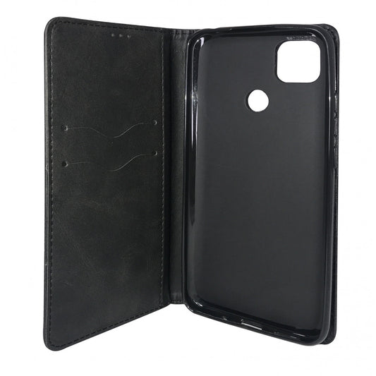 Leather Book Case - Xiaomi Redmi 9C - Black