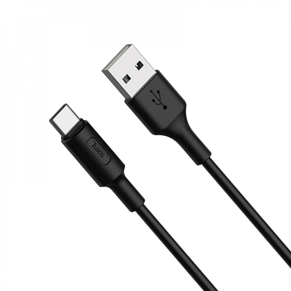 Кабель USB C 2A (1m) - Hoco X25 - Black
