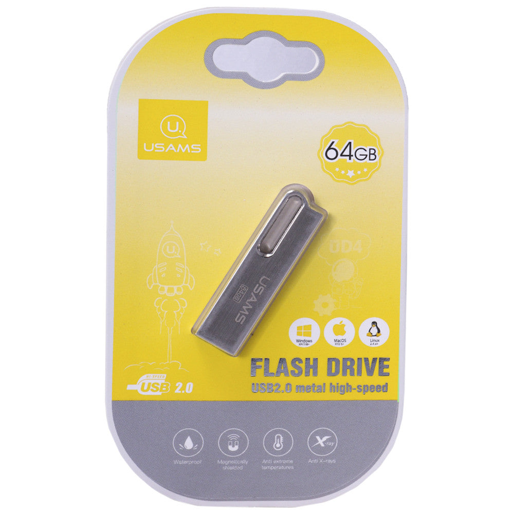 USB Flash Drive 64GB - USAMS (ZB99UP01) Aluminum Alloy
