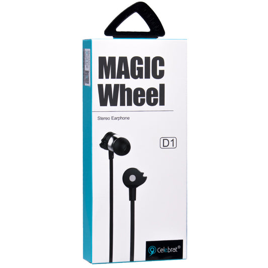 Навушники із мікрофоном 3.5mm — Celebrat D1 — Black