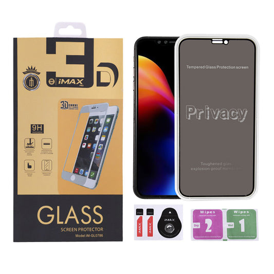 Захисне скло Privacy 3D iPhone X; XS; 11 Pro (Black)