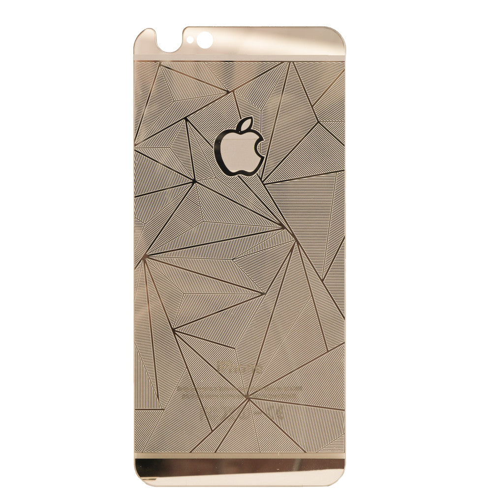 Захисне скло 2 in 1 Diamond - iPhone 6; 6S - Gold