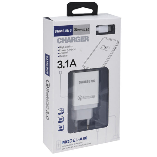 Home Charger | 3.1A | 1U | Original | - Samsung A60 White