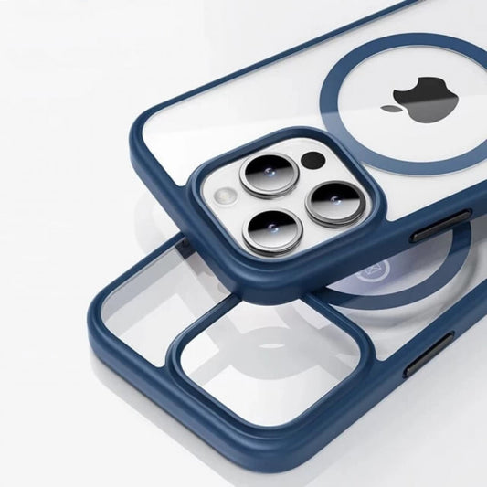 Rock Guard Series TPU Case with Magsafe — iPhone 15 — Titanium Blue