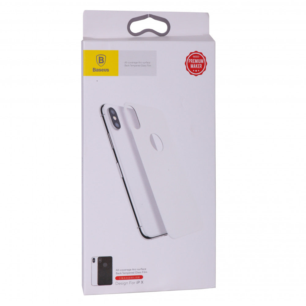 Захисне скло Baseus (SGAPIPHX-4DOG) Back Tempered Glass - iPhone X; XS