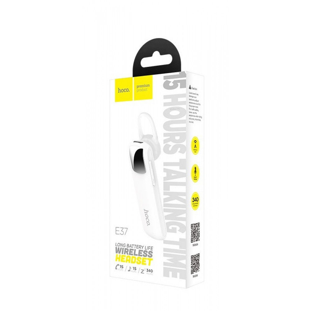 Bluetooth-гарнітура - Hoco E37 Gratified - Black