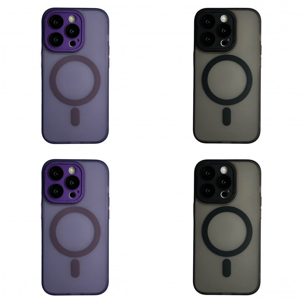 Protective camera Matte Case with MagSafe — iPhone 14 Plus — Black