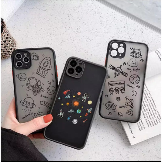 Stickers Space Series TPU Case - iPhone 13 Pro 6.1"