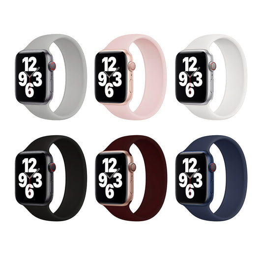 Ремінець Solo Loop (M) — Apple Watch 42 mm | 44 мм | 45 мм | 49 мм - Gray