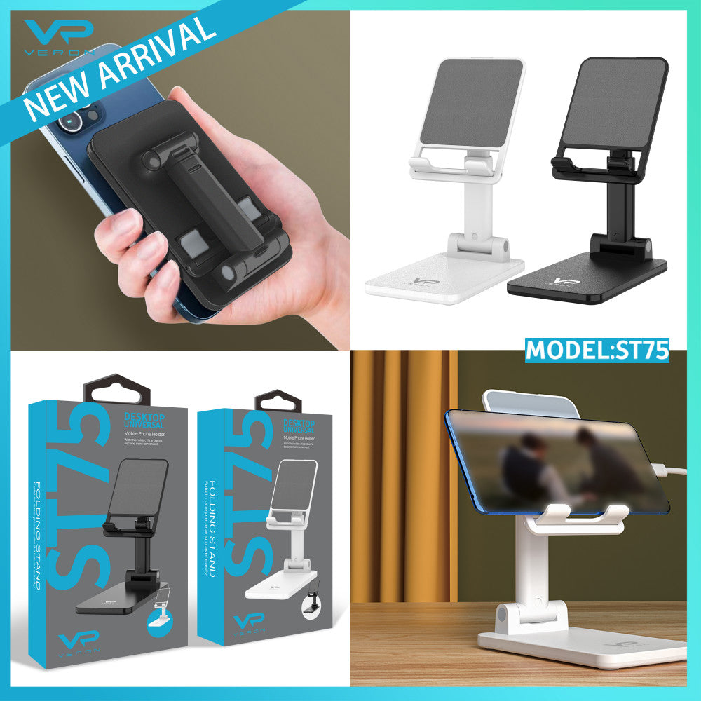 Підставка для планшета - Veron ST75 folding desktop stand - Black