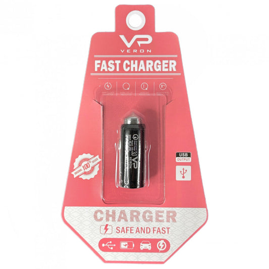 Car Charger | 3.0A | QC3.0 - Veron T05 QC3.0 Metal Blister Packing