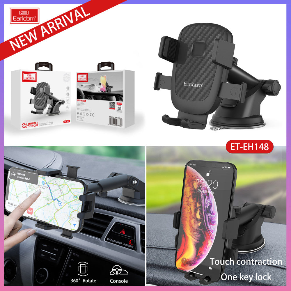 Автотримач розсувний на присосці - Earldom ET-EH148