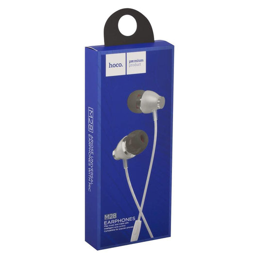 Навушники з мікрофоном 3.5mm - Hoco M28 Ariose - White