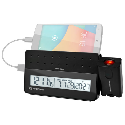 Годинник проекційний Bresser MyTime Pro black (8010030)