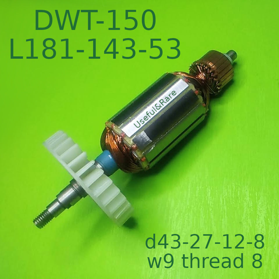 DWT-150 L181-143-53 d43-27-12-8 w9 thread 8