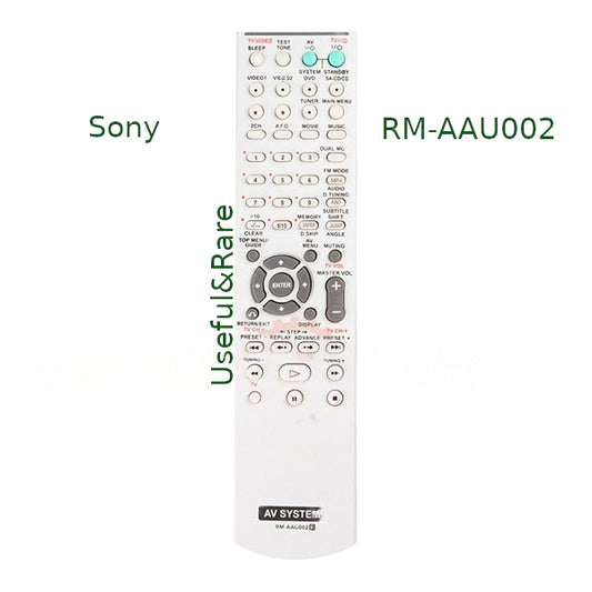 Sony RM-AAU002 Пульт дистанційного керування для домашнього кінотеатру