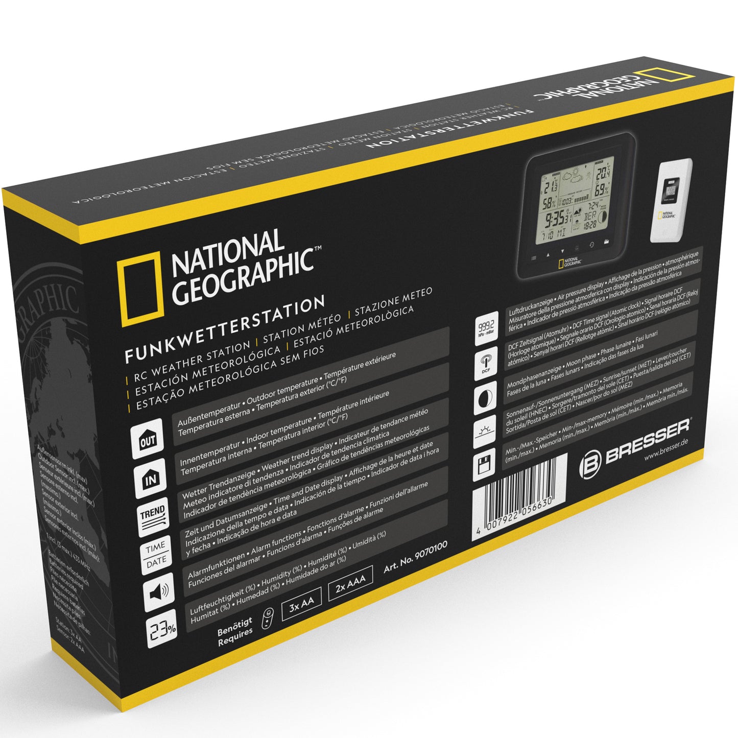 Метеостанція National Geographic Weather Stations Black (9070100)