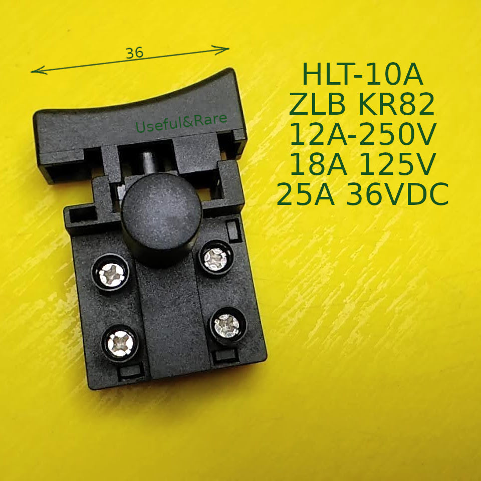 Кнопка ZLB KR82 15A клавиша 36*11 d11 миксера Интерскол КМ-1000Е