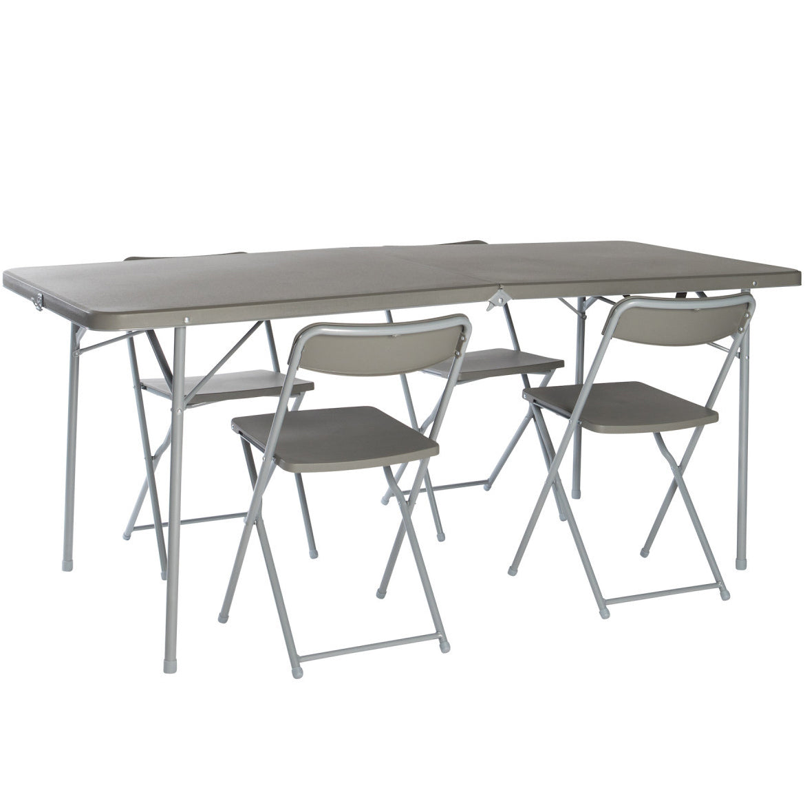 Стіл зі стільцями Vango Orchard XL 182 Table and Chair Set Grey (TBNORCHARG10TET)